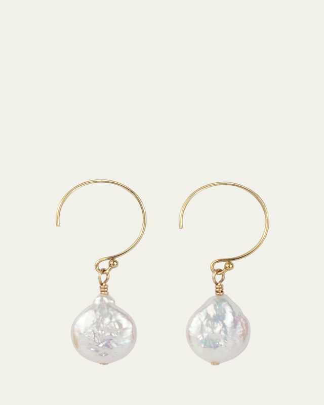 Petal Earrings with Pearls